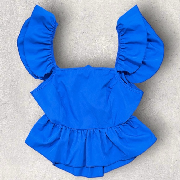 Royal Blue Blouse, Size M - Picture 1 of 3